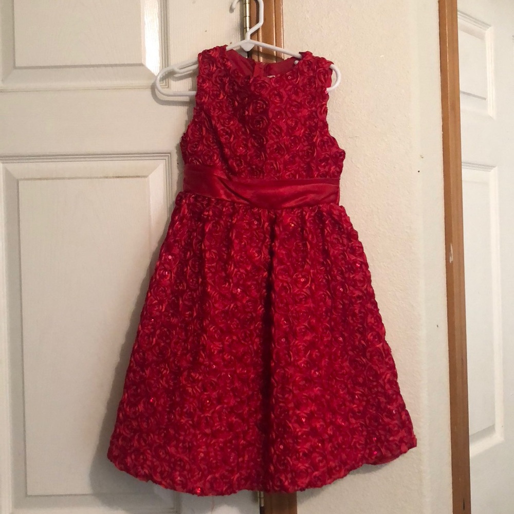 Girls Red Dress size 5